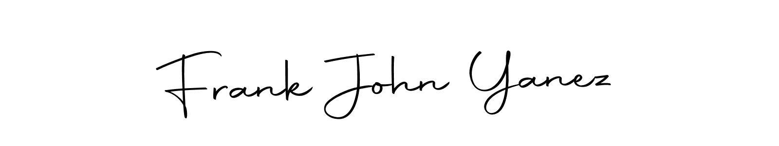 Make a beautiful signature design for name Frank John Yanez. With this signature (Autography-DOLnW) style, you can create a handwritten signature for free. Frank John Yanez signature style 10 images and pictures png