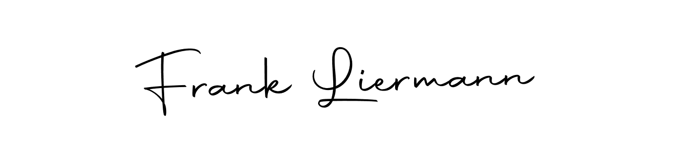 Make a beautiful signature design for name Frank Liermann. With this signature (Autography-DOLnW) style, you can create a handwritten signature for free. Frank Liermann signature style 10 images and pictures png