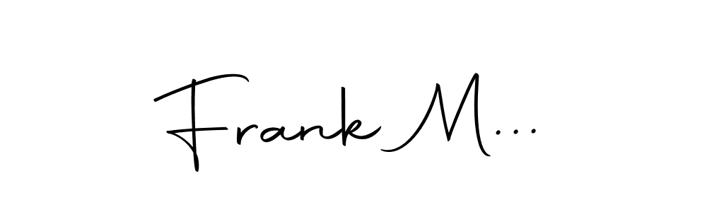 This is the best signature style for the Frank M... name. Also you like these signature font (Autography-DOLnW). Mix name signature. Frank M... signature style 10 images and pictures png