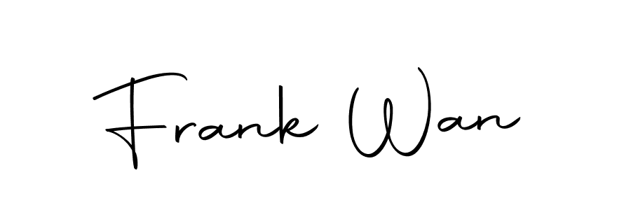 Use a signature maker to create a handwritten signature online. With this signature software, you can design (Autography-DOLnW) your own signature for name Frank Wan. Frank Wan signature style 10 images and pictures png