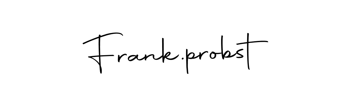 Also we have Frank.probst name is the best signature style. Create professional handwritten signature collection using Autography-DOLnW autograph style. Frank.probst signature style 10 images and pictures png