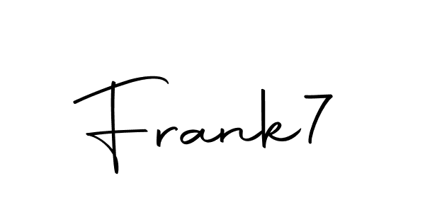 Also we have Frank7 name is the best signature style. Create professional handwritten signature collection using Autography-DOLnW autograph style. Frank7 signature style 10 images and pictures png