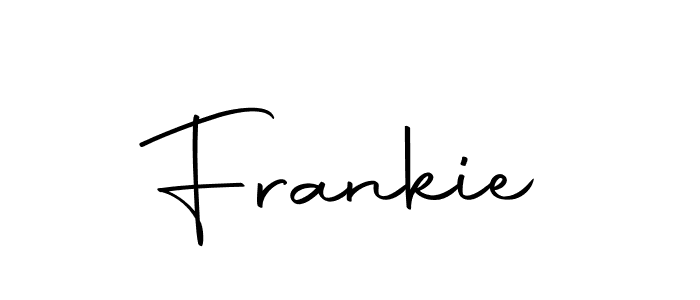 How to make Frankie name signature. Use Autography-DOLnW style for creating short signs online. This is the latest handwritten sign. Frankie signature style 10 images and pictures png