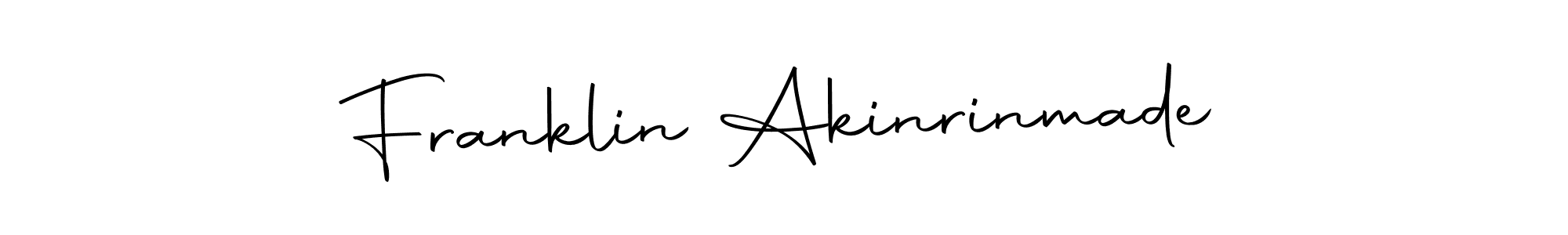 Design your own signature with our free online signature maker. With this signature software, you can create a handwritten (Autography-DOLnW) signature for name Franklin Akinrinmade. Franklin Akinrinmade signature style 10 images and pictures png