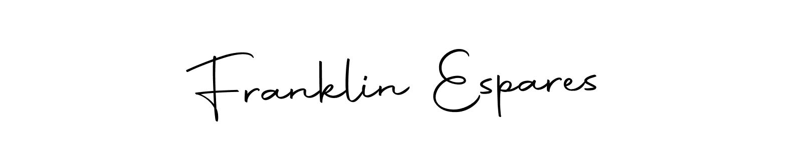 Make a beautiful signature design for name Franklin Espares. With this signature (Autography-DOLnW) style, you can create a handwritten signature for free. Franklin Espares signature style 10 images and pictures png