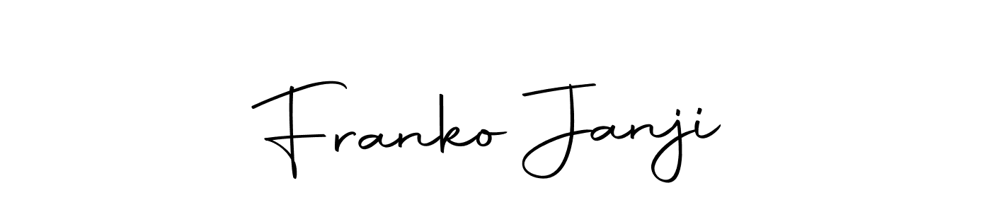 The best way (Autography-DOLnW) to make a short signature is to pick only two or three words in your name. The name Franko Janjić include a total of six letters. For converting this name. Franko Janjić signature style 10 images and pictures png