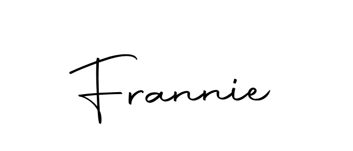 Frannie stylish signature style. Best Handwritten Sign (Autography-DOLnW) for my name. Handwritten Signature Collection Ideas for my name Frannie. Frannie signature style 10 images and pictures png