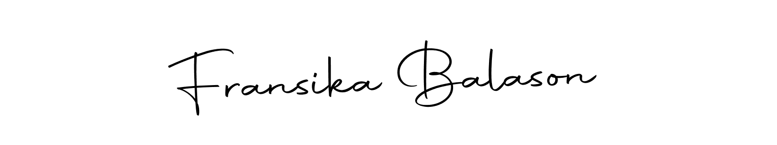 You can use this online signature creator to create a handwritten signature for the name Fransika Balason. This is the best online autograph maker. Fransika Balason signature style 10 images and pictures png