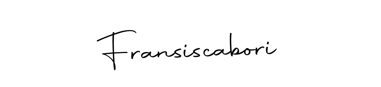 Make a beautiful signature design for name Fransiscabori. With this signature (Autography-DOLnW) style, you can create a handwritten signature for free. Fransiscabori signature style 10 images and pictures png