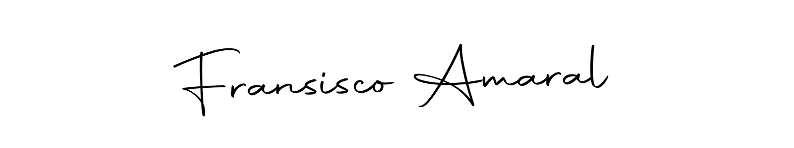 Use a signature maker to create a handwritten signature online. With this signature software, you can design (Autography-DOLnW) your own signature for name Fransisco Amaral. Fransisco Amaral signature style 10 images and pictures png