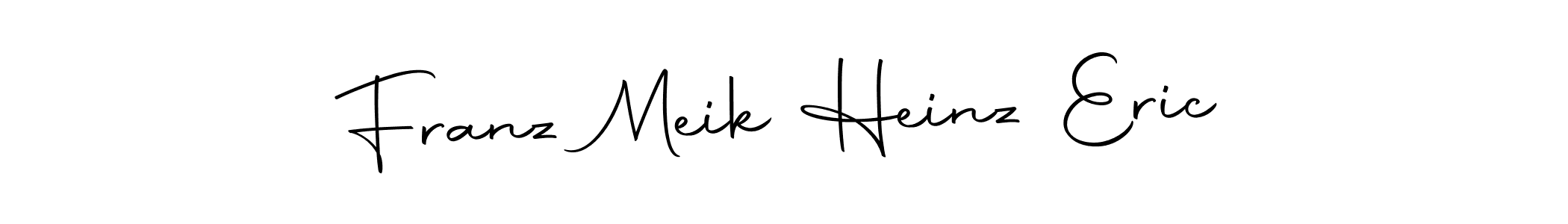 You should practise on your own different ways (Autography-DOLnW) to write your name (Franz Meik Heinz Eric) in signature. don't let someone else do it for you. Franz Meik Heinz Eric signature style 10 images and pictures png