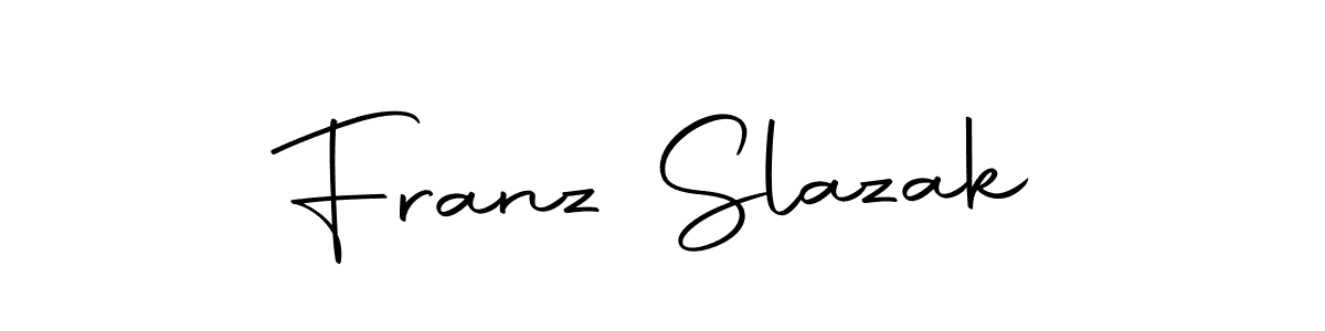 Once you've used our free online signature maker to create your best signature Autography-DOLnW style, it's time to enjoy all of the benefits that Franz Slazak name signing documents. Franz Slazak signature style 10 images and pictures png