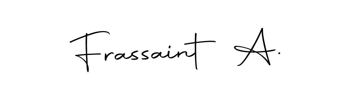 Here are the top 10 professional signature styles for the name Frassaint A.. These are the best autograph styles you can use for your name. Frassaint A. signature style 10 images and pictures png