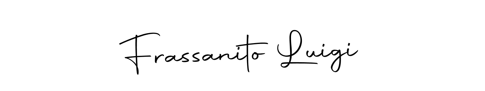Check out images of Autograph of Frassanito Luigi name. Actor Frassanito Luigi Signature Style. Autography-DOLnW is a professional sign style online. Frassanito Luigi signature style 10 images and pictures png