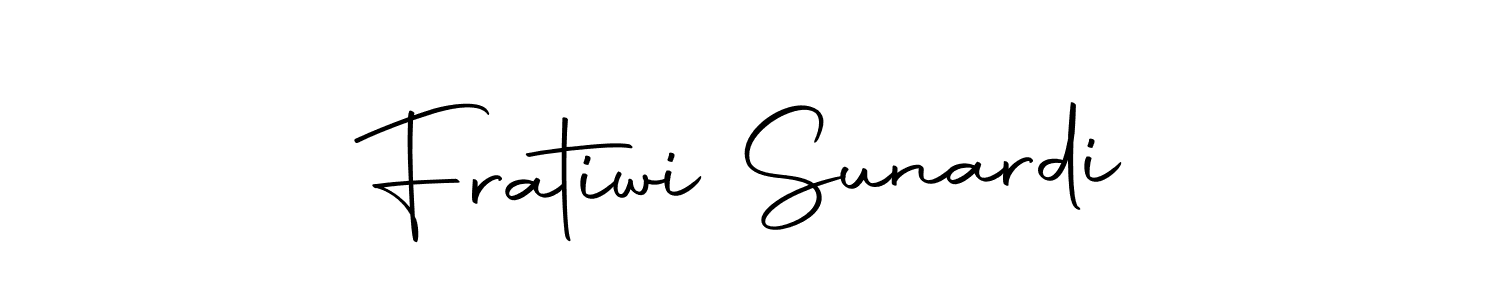 Use a signature maker to create a handwritten signature online. With this signature software, you can design (Autography-DOLnW) your own signature for name Fratiwi Sunardi. Fratiwi Sunardi signature style 10 images and pictures png