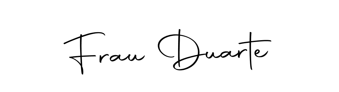 Make a beautiful signature design for name Frau Duarte. Use this online signature maker to create a handwritten signature for free. Frau Duarte signature style 10 images and pictures png