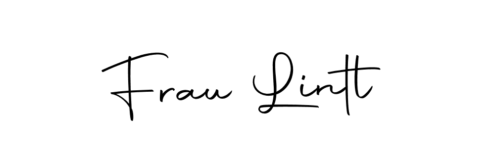 Also we have Frau Lintl name is the best signature style. Create professional handwritten signature collection using Autography-DOLnW autograph style. Frau Lintl signature style 10 images and pictures png