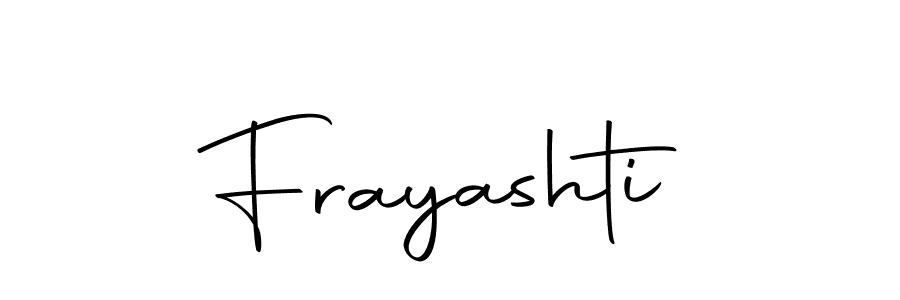 You can use this online signature creator to create a handwritten signature for the name Frayashti. This is the best online autograph maker. Frayashti signature style 10 images and pictures png