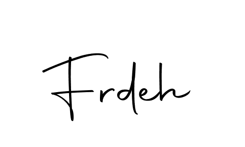 How to Draw Frdeh signature style? Autography-DOLnW is a latest design signature styles for name Frdeh. Frdeh signature style 10 images and pictures png