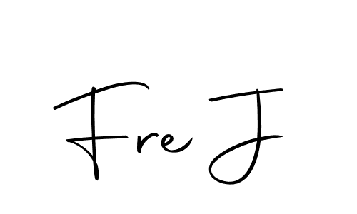 The best way (Autography-DOLnW) to make a short signature is to pick only two or three words in your name. The name Fre J include a total of six letters. For converting this name. Fre J signature style 10 images and pictures png