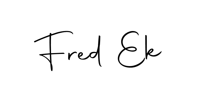 How to make Fred Ek signature? Autography-DOLnW is a professional autograph style. Create handwritten signature for Fred Ek name. Fred Ek signature style 10 images and pictures png