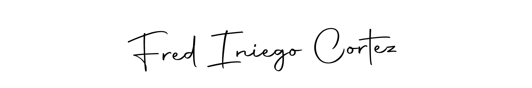 You should practise on your own different ways (Autography-DOLnW) to write your name (Fred Iniego Cortez) in signature. don't let someone else do it for you. Fred Iniego Cortez signature style 10 images and pictures png