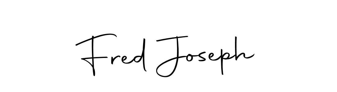 How to make Fred Joseph name signature. Use Autography-DOLnW style for creating short signs online. This is the latest handwritten sign. Fred Joseph signature style 10 images and pictures png