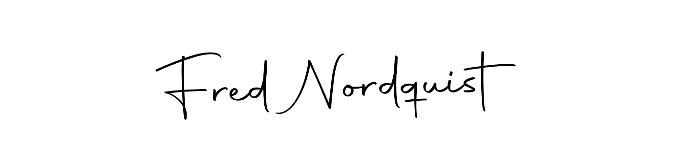 Use a signature maker to create a handwritten signature online. With this signature software, you can design (Autography-DOLnW) your own signature for name Fred Nordquist. Fred Nordquist signature style 10 images and pictures png