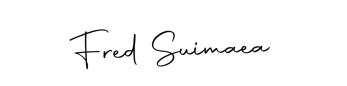 You should practise on your own different ways (Autography-DOLnW) to write your name (Fred Suimaea) in signature. don't let someone else do it for you. Fred Suimaea signature style 10 images and pictures png