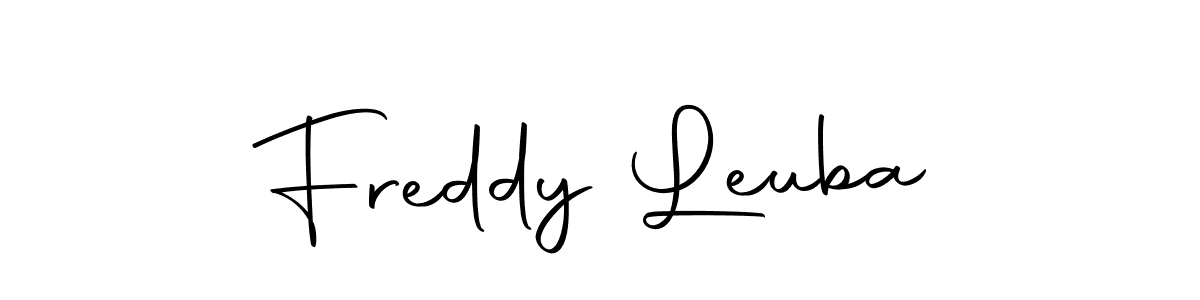 Also we have Freddy Leuba name is the best signature style. Create professional handwritten signature collection using Autography-DOLnW autograph style. Freddy Leuba signature style 10 images and pictures png