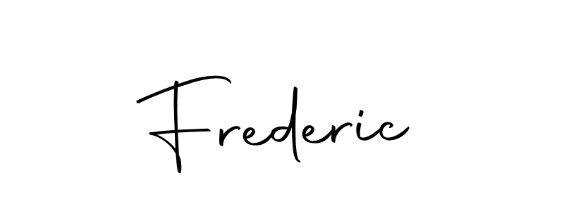 Use a signature maker to create a handwritten signature online. With this signature software, you can design (Autography-DOLnW) your own signature for name Frederic. Frederic signature style 10 images and pictures png