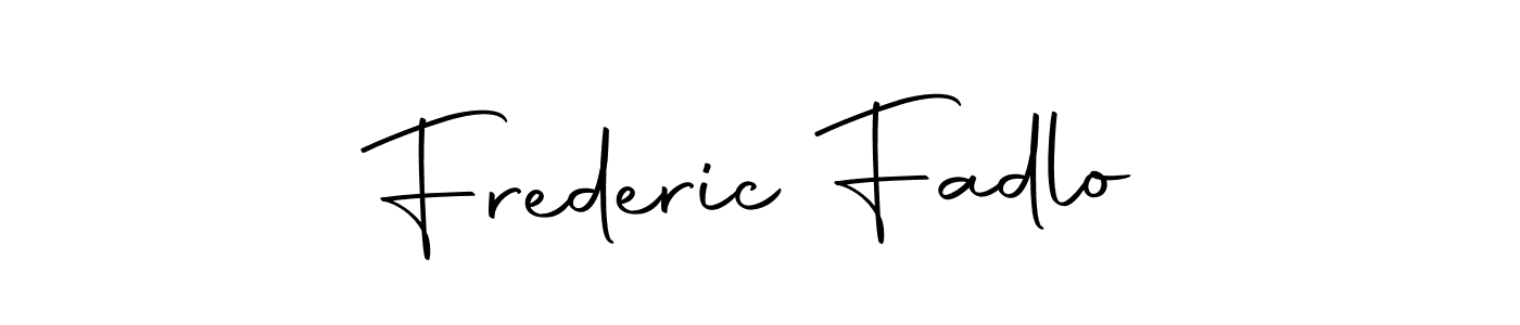 How to make Frederic Fadlo signature? Autography-DOLnW is a professional autograph style. Create handwritten signature for Frederic Fadlo name. Frederic Fadlo signature style 10 images and pictures png