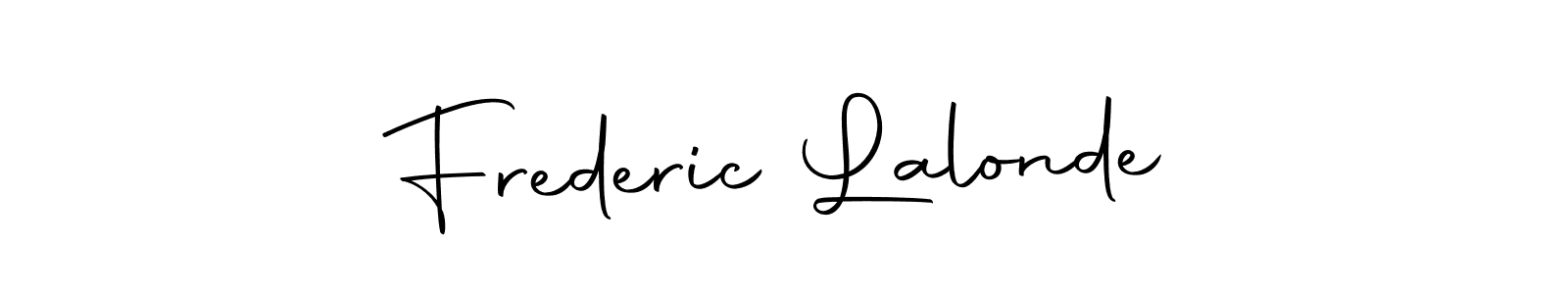 Here are the top 10 professional signature styles for the name Frederic Lalonde. These are the best autograph styles you can use for your name. Frederic Lalonde signature style 10 images and pictures png