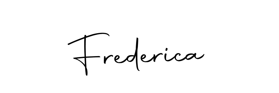 Here are the top 10 professional signature styles for the name Frederica. These are the best autograph styles you can use for your name. Frederica signature style 10 images and pictures png