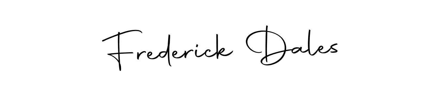 Frederick Dales stylish signature style. Best Handwritten Sign (Autography-DOLnW) for my name. Handwritten Signature Collection Ideas for my name Frederick Dales. Frederick Dales signature style 10 images and pictures png