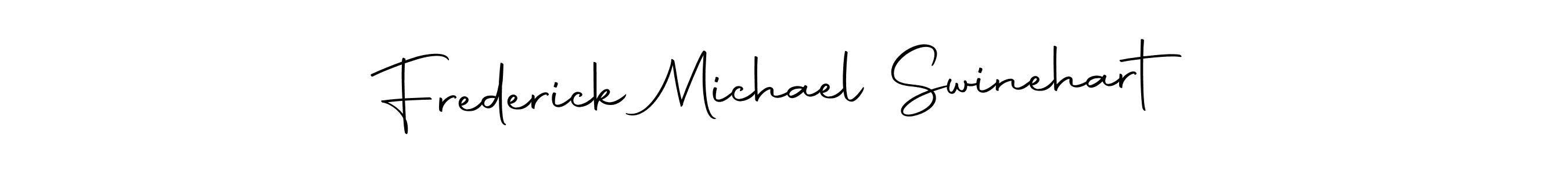 How to Draw Frederick Michael Swinehart signature style? Autography-DOLnW is a latest design signature styles for name Frederick Michael Swinehart. Frederick Michael Swinehart signature style 10 images and pictures png