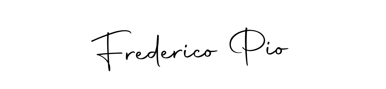 Here are the top 10 professional signature styles for the name Frederico Pio. These are the best autograph styles you can use for your name. Frederico Pio signature style 10 images and pictures png