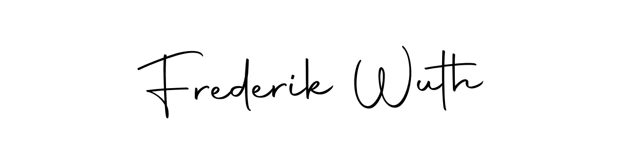 Make a short Frederik Wuth signature style. Manage your documents anywhere anytime using Autography-DOLnW. Create and add eSignatures, submit forms, share and send files easily. Frederik Wuth signature style 10 images and pictures png