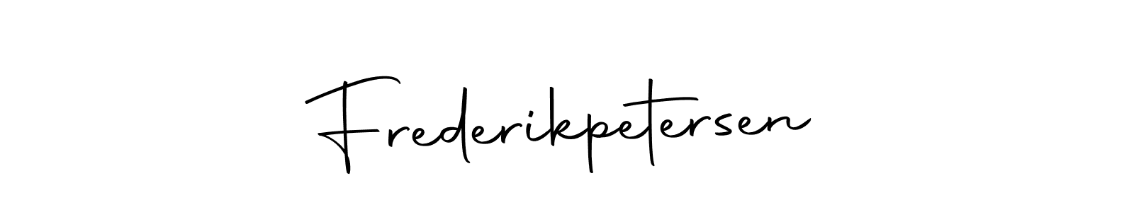 You can use this online signature creator to create a handwritten signature for the name Frederikpetersen. This is the best online autograph maker. Frederikpetersen signature style 10 images and pictures png