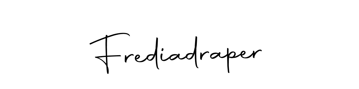 You should practise on your own different ways (Autography-DOLnW) to write your name (Frediadraper) in signature. don't let someone else do it for you. Frediadraper signature style 10 images and pictures png