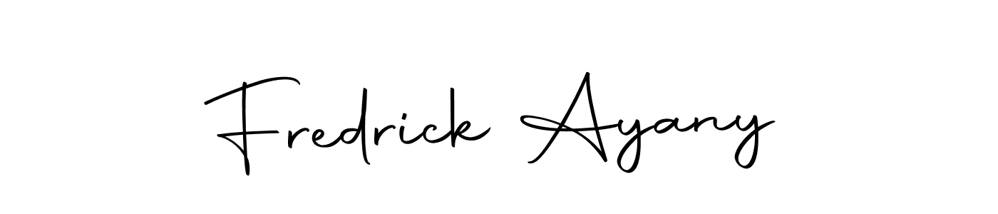 How to make Fredrick Ayany signature? Autography-DOLnW is a professional autograph style. Create handwritten signature for Fredrick Ayany name. Fredrick Ayany signature style 10 images and pictures png