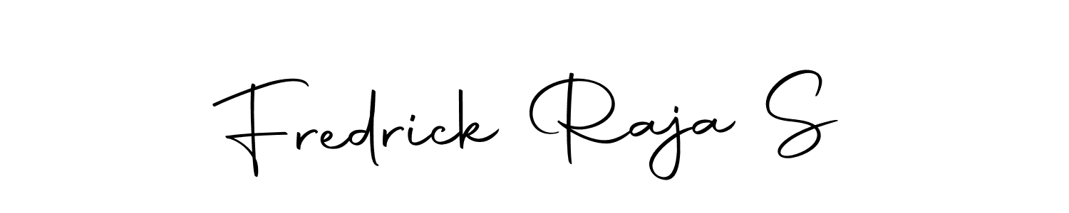 Make a beautiful signature design for name Fredrick Raja S. Use this online signature maker to create a handwritten signature for free. Fredrick Raja S signature style 10 images and pictures png