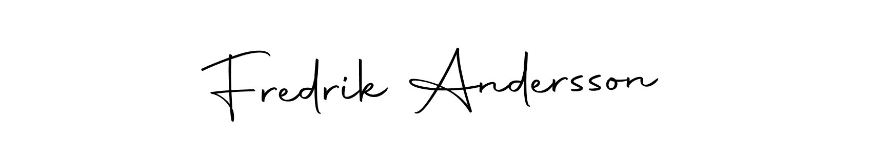 Use a signature maker to create a handwritten signature online. With this signature software, you can design (Autography-DOLnW) your own signature for name Fredrik Andersson. Fredrik Andersson signature style 10 images and pictures png