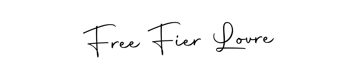 How to make Free Fier Lovre signature? Autography-DOLnW is a professional autograph style. Create handwritten signature for Free Fier Lovre name. Free Fier Lovre signature style 10 images and pictures png