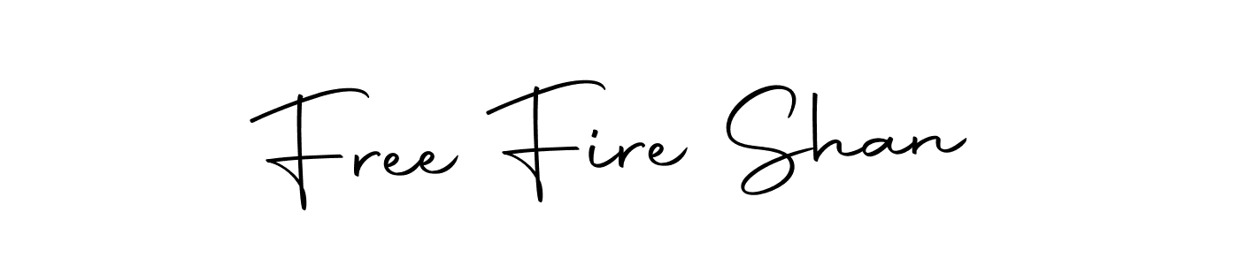 The best way (Autography-DOLnW) to make a short signature is to pick only two or three words in your name. The name Free Fire Shan include a total of six letters. For converting this name. Free Fire Shan signature style 10 images and pictures png