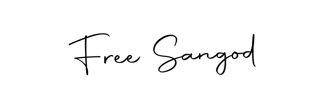 Also we have Free Sangod name is the best signature style. Create professional handwritten signature collection using Autography-DOLnW autograph style. Free Sangod signature style 10 images and pictures png