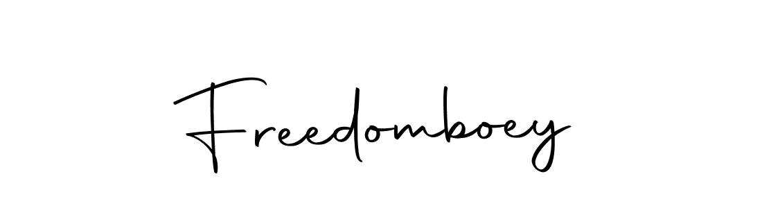 You should practise on your own different ways (Autography-DOLnW) to write your name (Freedomboey) in signature. don't let someone else do it for you. Freedomboey signature style 10 images and pictures png
