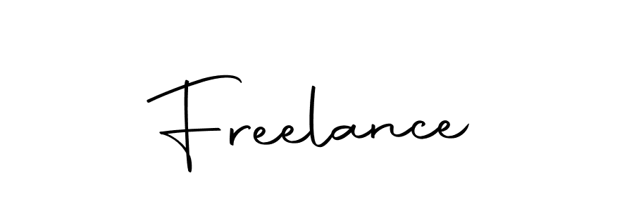 Make a beautiful signature design for name Freelance. With this signature (Autography-DOLnW) style, you can create a handwritten signature for free. Freelance signature style 10 images and pictures png