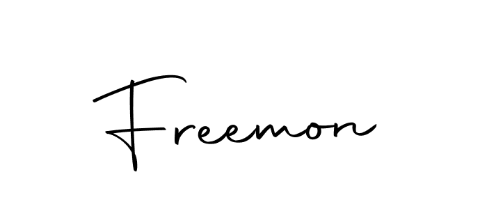 Create a beautiful signature design for name Freemon. With this signature (Autography-DOLnW) fonts, you can make a handwritten signature for free. Freemon signature style 10 images and pictures png
