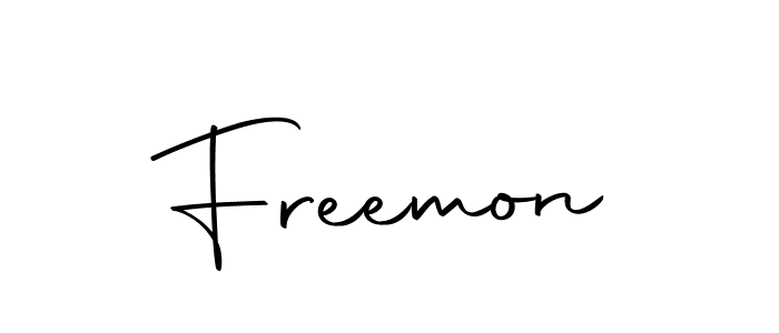 Create a beautiful signature design for name Freemon. With this signature (Autography-DOLnW) fonts, you can make a handwritten signature for free. Freemon signature style 10 images and pictures png